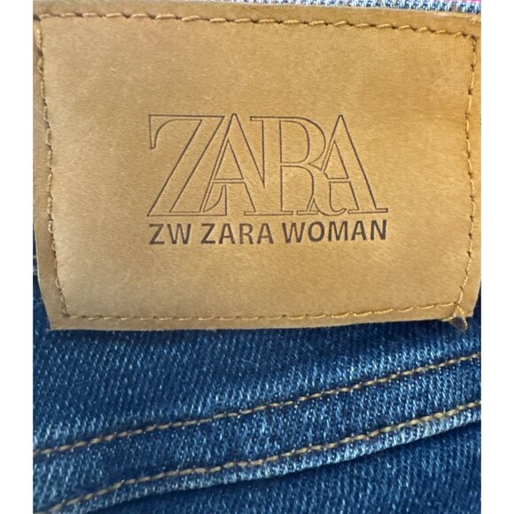 2/$30 ZARA Womens Skinny Jeans USA 2 Cotton/Elastane Blend Blue Denim - Picture 7 of 16